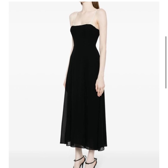 Reformation Abrielle Dress Black Size 2 - Picture 2 of 10